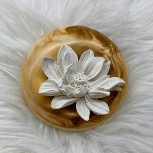 PASÍVNY ARÓMA DIFUZÉR S KVETOM NA VONNÉ OLEJE – ESENCIA DOMOVA - OVÁLNY