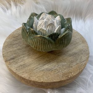 PASÍVNY ARÓMA DIFUZÉR ESENCIA DOMOVA - LOTOS V ZELENO ZLATOM PREVEDENÍ